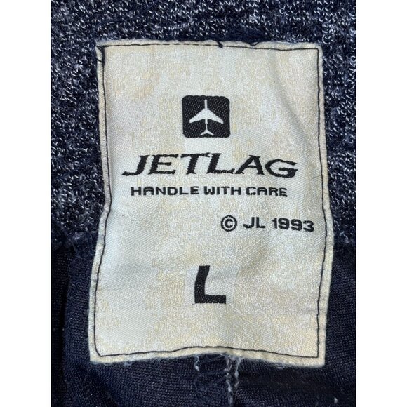 Jetlag Mens Large Blue Heathered Jogger Pants - Picture 4 of 13